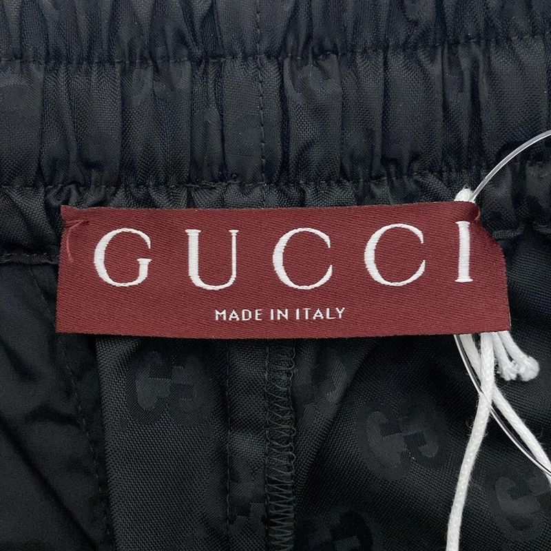 GUCCI Swimsuit Size 50 M Men's - 787967 Black GG Pattern Waist Togo 2024