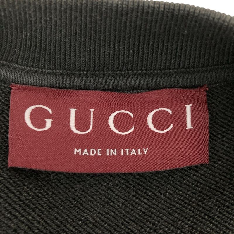 24AW GUCCI Logo Embroidery Cotton Sweatshirt Trainer 784413 Xjg6a S Size