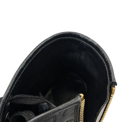 Louis Vuitton Monogram Empreinte Side Zip High Cut Sneakers Size 37 Approximatel