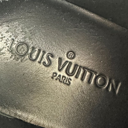 Louis Vuitton Monogram Empreinte Side Zip High Cut Sneakers Size 37 Approximatel