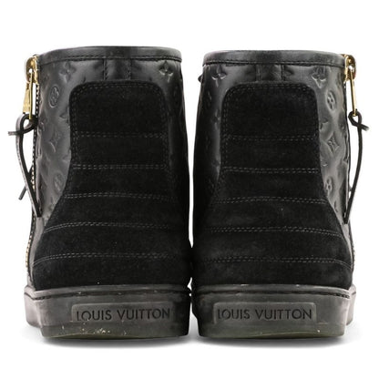 Louis Vuitton Monogram Empreinte Side Zip High Cut Sneakers Size 37 Approximatel
