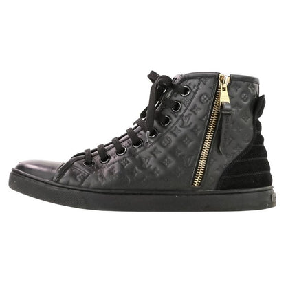 Louis Vuitton Monogram Empreinte Side Zip High Cut Sneakers Size 37 Approximatel