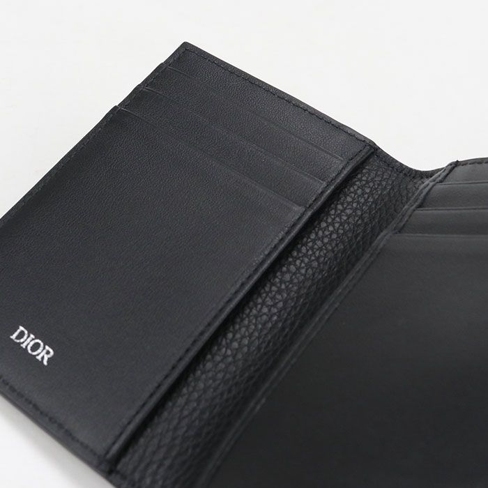 DIOR Bifold Card Holder Saddle 2adch16 Card Scarf Men's