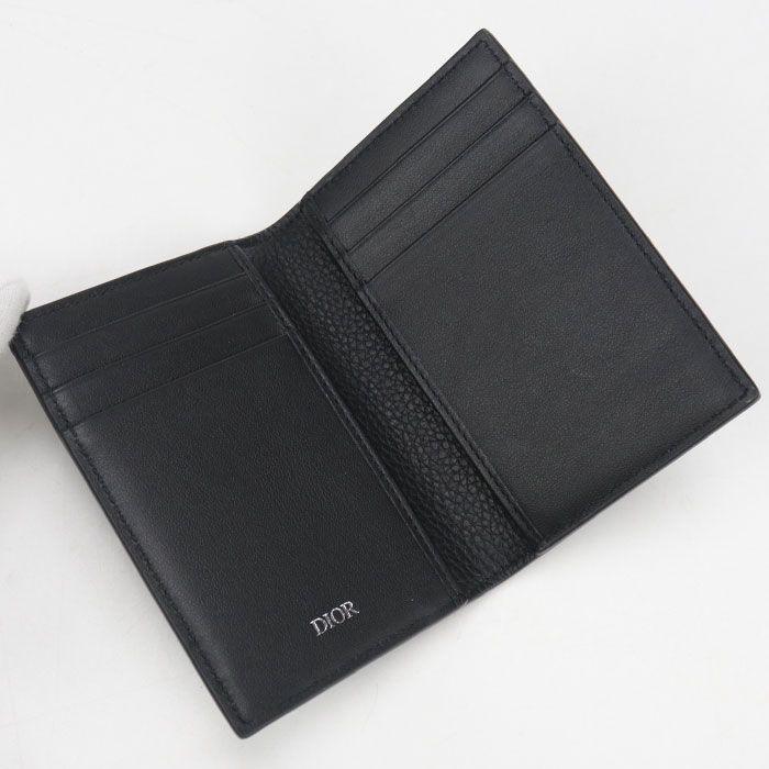 DIOR Bifold Card Holder Saddle 2adch16 Card Scarf Men's