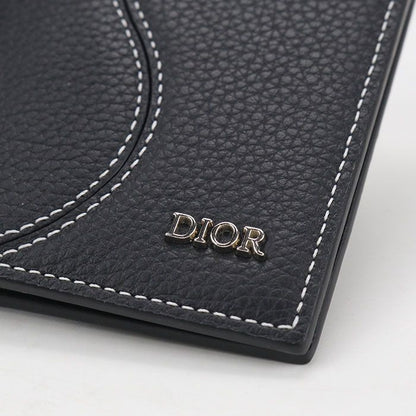 DIOR Bifold Card Holder Saddle 2adch16 Card Scarf Men's