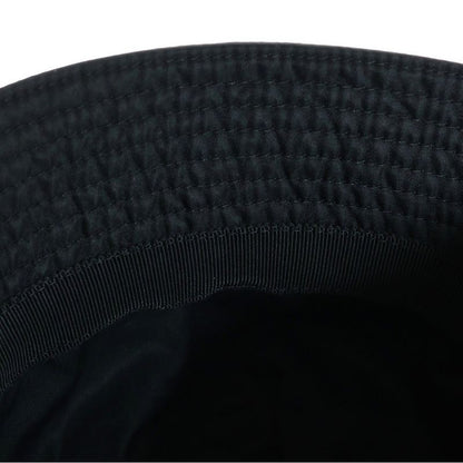 PRADA 20SS Re-nylon Triangle Logo Plate Bucket Hat Black 1hc137
