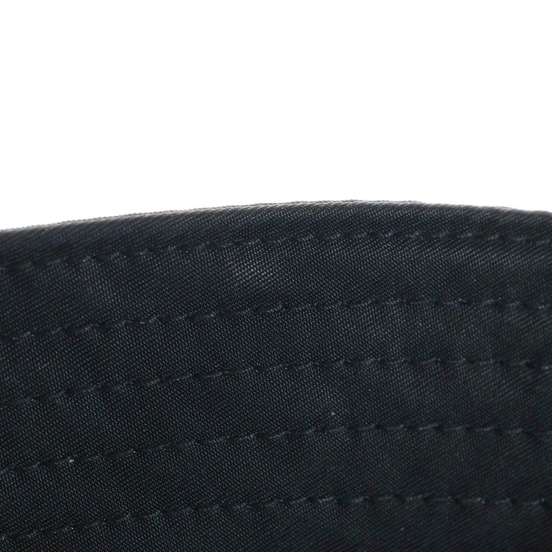 PRADA 20SS Re-nylon Triangle Logo Plate Bucket Hat Black 1hc137