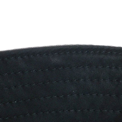 PRADA 20SS Re-nylon Triangle Logo Plate Bucket Hat Black 1hc137