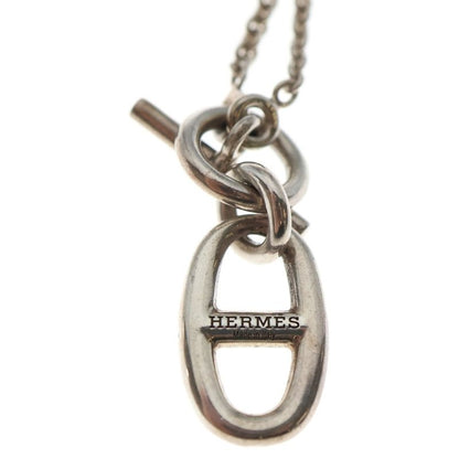 HERMES Chaine D'ancre Amulet Necklace Pendant Chain Silver - Sv925