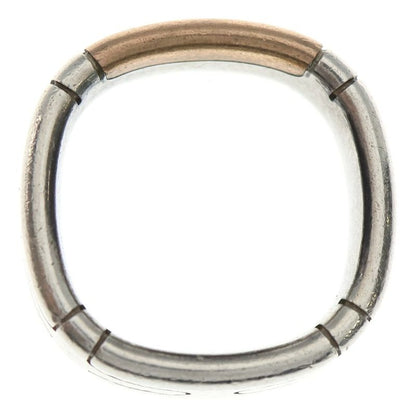 Hermes Square Combination Star-Ring 58 Silver Bronze