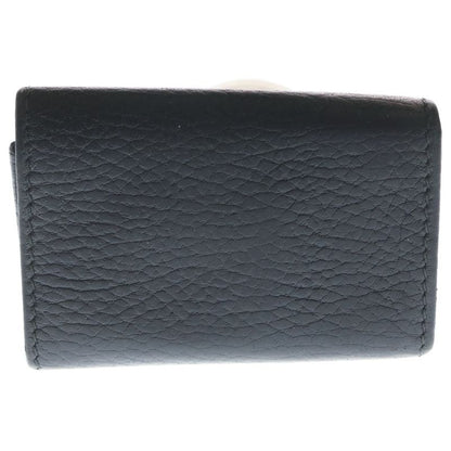 GUCCI Ggmarmont Leather Compact 6 Key Case Black 466118