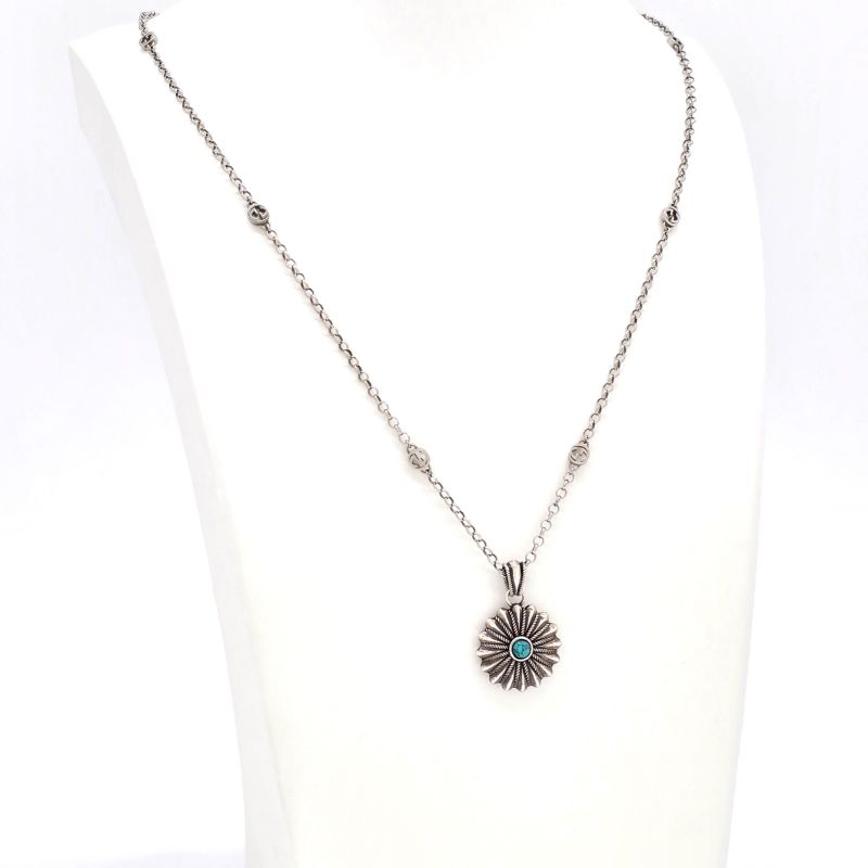 GUCCI 728451 Interlocking G Necklace Neck Circumference Approx 60cm