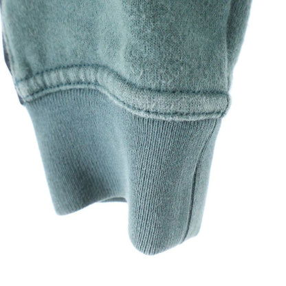HERMES Cotton Sweatshirt Zip Up Parka - Green
