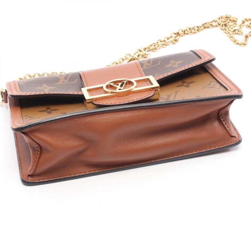 Louis Vuitton Shoulder Bag Portefeuille Dauphine M68746 PVC Coated Canvas