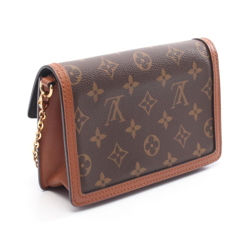 Louis Vuitton Shoulder Bag Portefeuille Dauphine M68746 PVC Coated Canvas