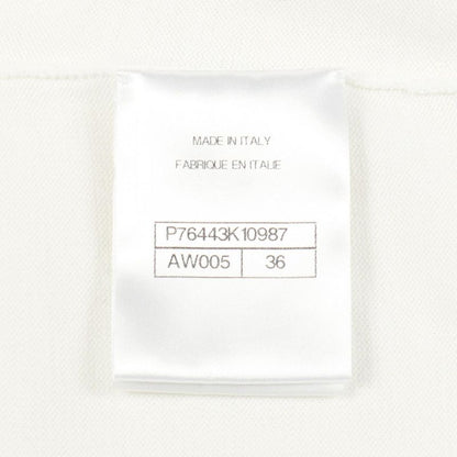 CHANEL Short Sleeve T-shirt Star-coco Mark Oversize P76443k10987 White Cotton