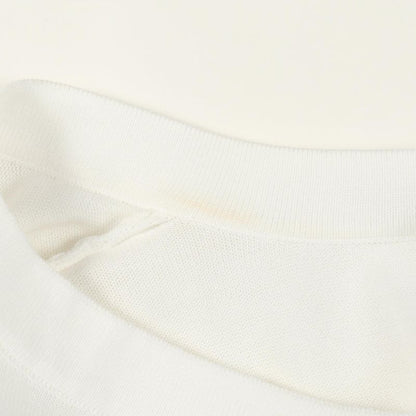 CHANEL Short Sleeve T-shirt Star-coco Mark Oversize P76443k10987 White Cotton