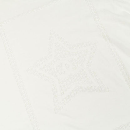 CHANEL Short Sleeve T-shirt Star-coco Mark Oversize P76443k10987 White Cotton