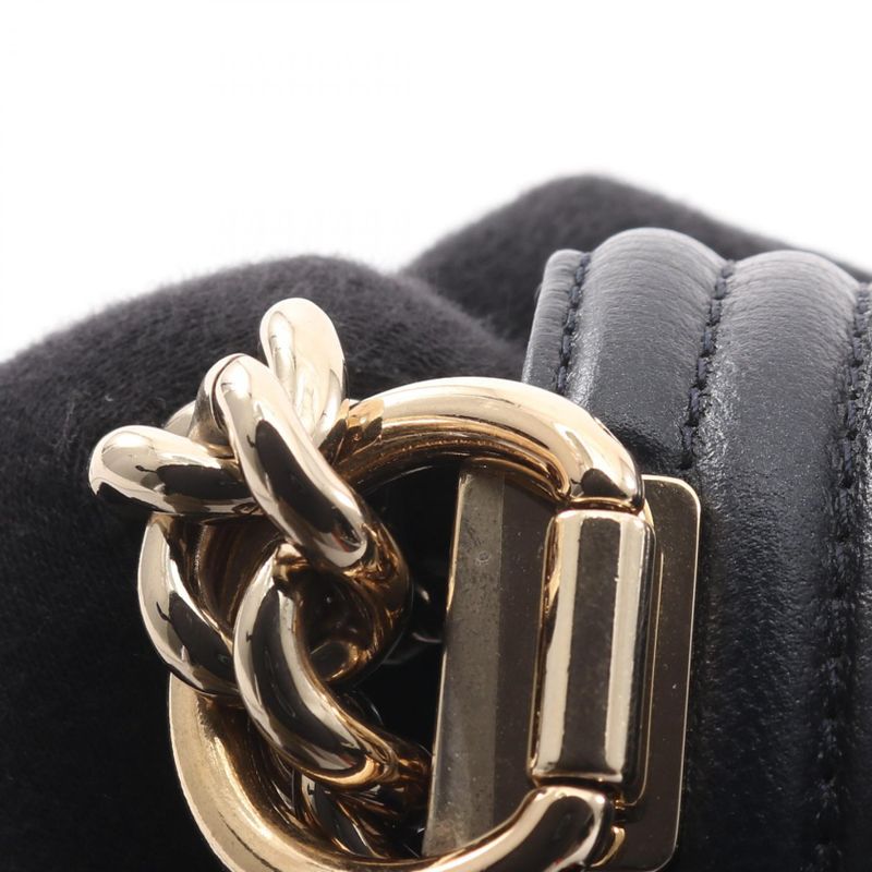 CHANEL Shoulder Bag Beautiful CHANEL As3018 Navy Leather Beautiful CHANEL Chain