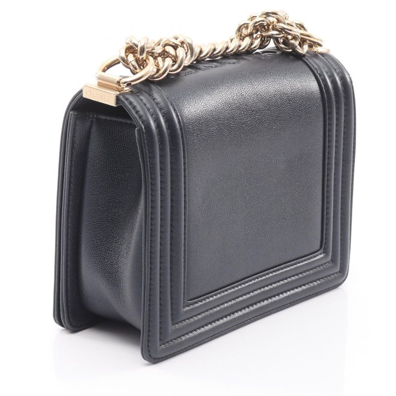 CHANEL Shoulder Bag Beautiful CHANEL As3018 Navy Leather Beautiful CHANEL Chain