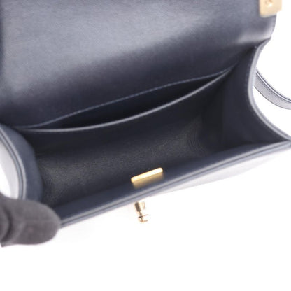 CHANEL Shoulder Bag Beautiful CHANEL As3018 Navy Leather Beautiful CHANEL Chain