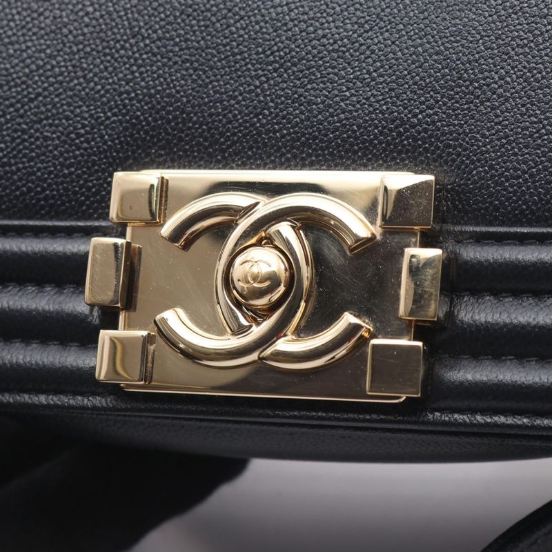 CHANEL Shoulder Bag Beautiful CHANEL As3018 Navy Leather Beautiful CHANEL Chain
