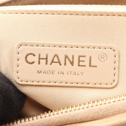 CHANEL Tote Bag Matelasse Grand Shopping GST A50995 Beige Leather GST Chain