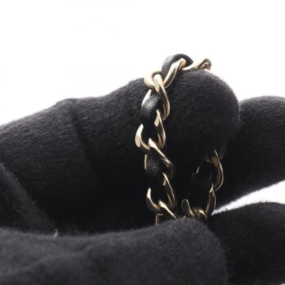 CHANEL Shoulder Bag Coco Mark As2313 Black Lambskin Bucket Drawstring Chain