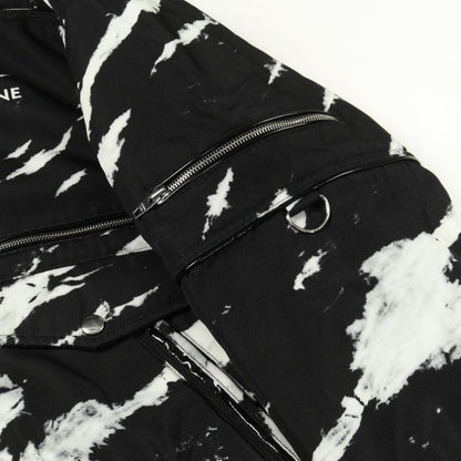 CELINE Tie Dye Blouson Jacket 2w719839s Black Nylon Jacket Men's B