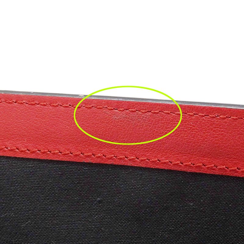 FENDI Wallet Women's Men's Brand Long Wallet Leather Bug's Eye Black Flap Style