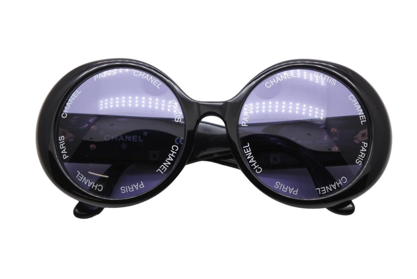Chanel Paris Sunglasses Eyewear CC Logo Black Vintage
