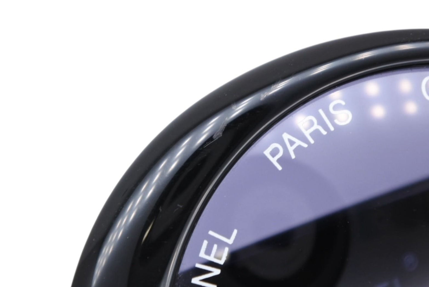Chanel Paris Sunglasses Eyewear CC Logo Black Vintage — view 6