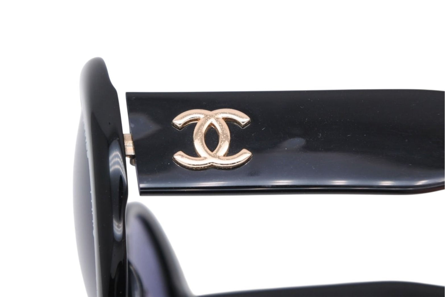 Chanel Paris Sunglasses Eyewear CC Logo Black Vintage — view 8