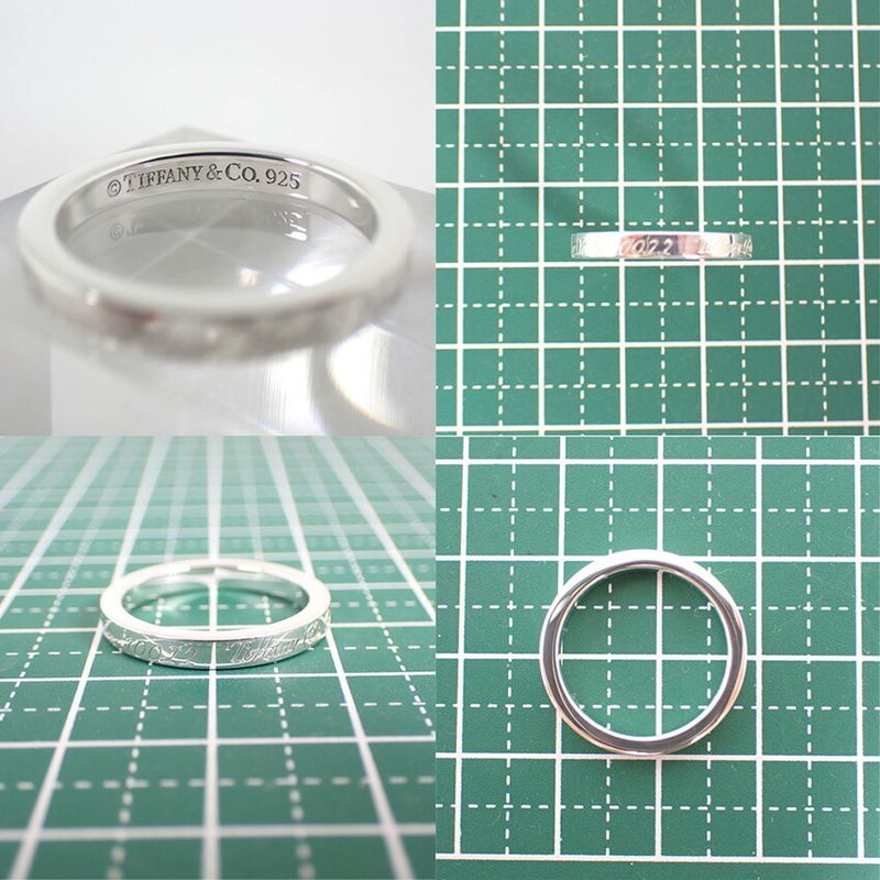 Tiffany & Co 925 Notes Naro Ring No 11 J131-8