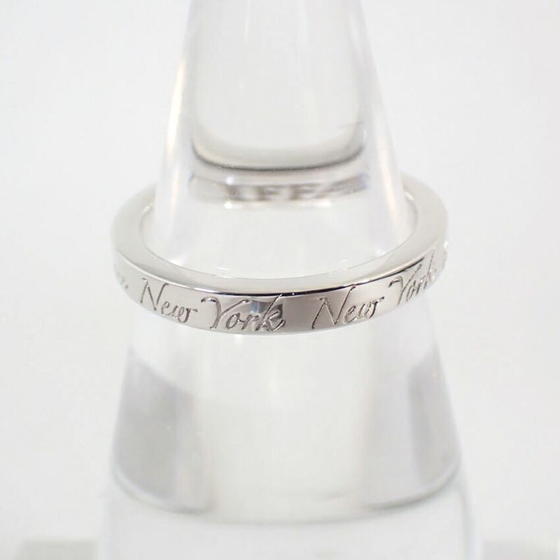 Tiffany & Co 925 Notes Naro Ring No 11 J131-8