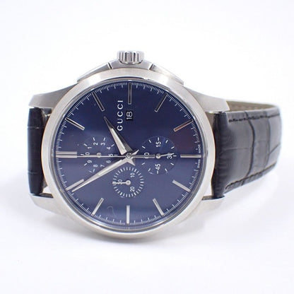 Gucci 126.2 Timeless Chronograph Quartz Watch Blue Dial External