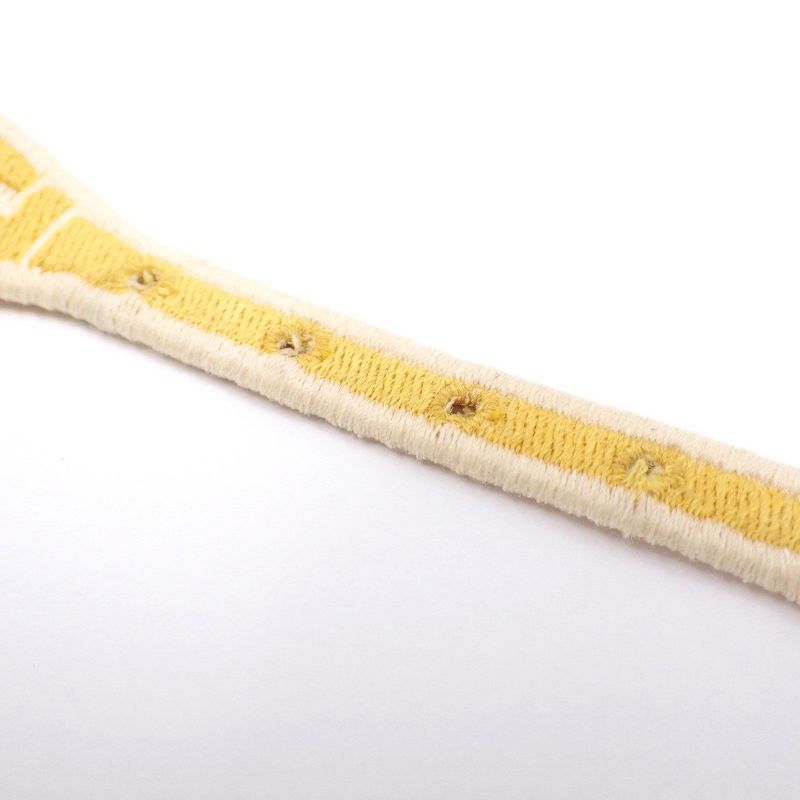 Fendi FF Logo Misanga Bracelet Yellow Yellow Size