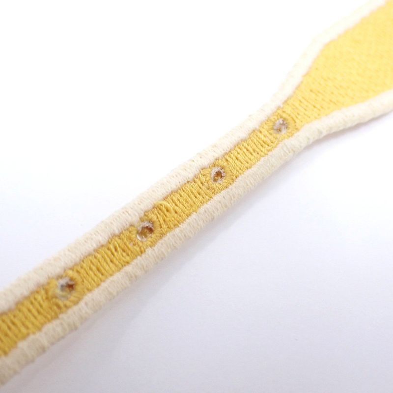 Fendi FF Logo Misanga Bracelet Yellow Yellow Size