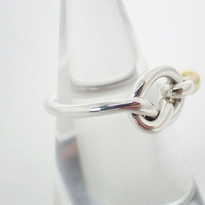 Tiffany & Co Silver-925 750 Love Knot Ring No 7.5 J130-8