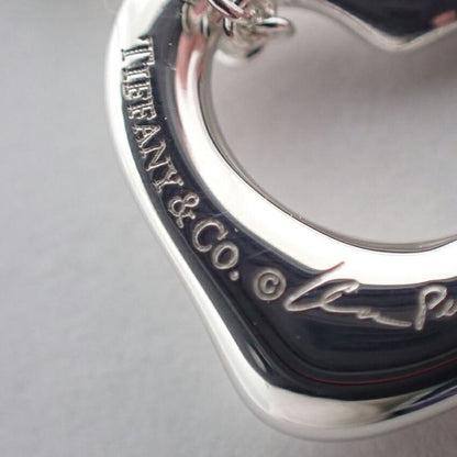 Tiffany & Co Silver-ag925 Open Heart Pendant J130-3