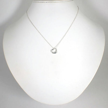 Tiffany & Co Silver-ag925 Open Heart Pendant J130-3