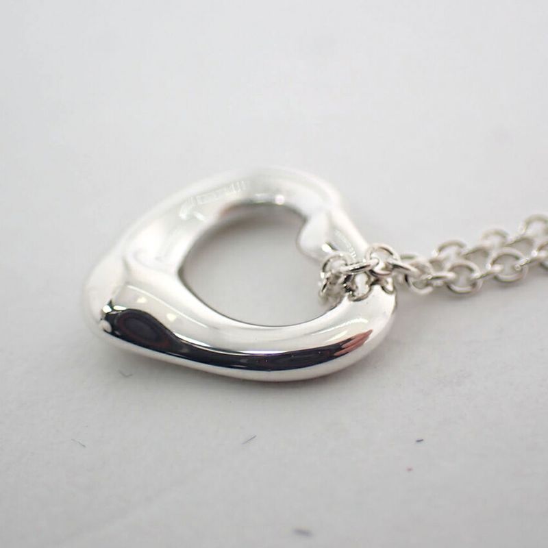 Tiffany & Co Silver-ag925 Open Heart Pendant J130-3