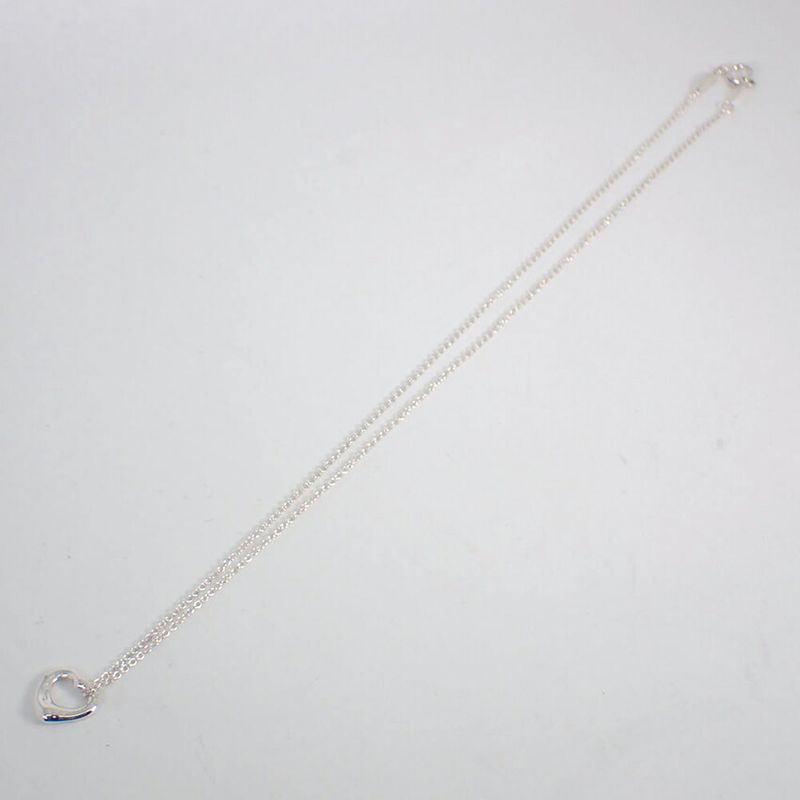Tiffany & Co Silver-ag925 Open Heart Pendant J130-3