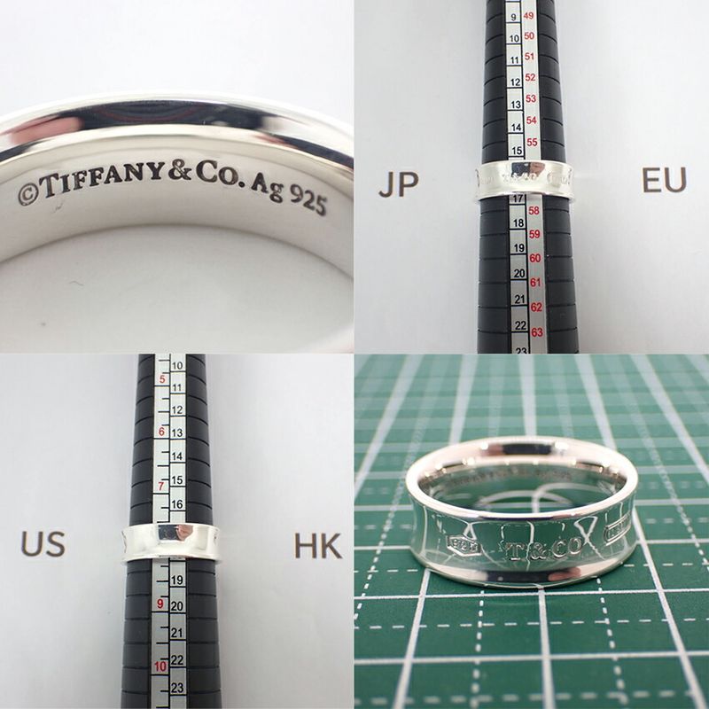 Tiffany & Co Silver-ag925 1837 Ring No 16 J130-5