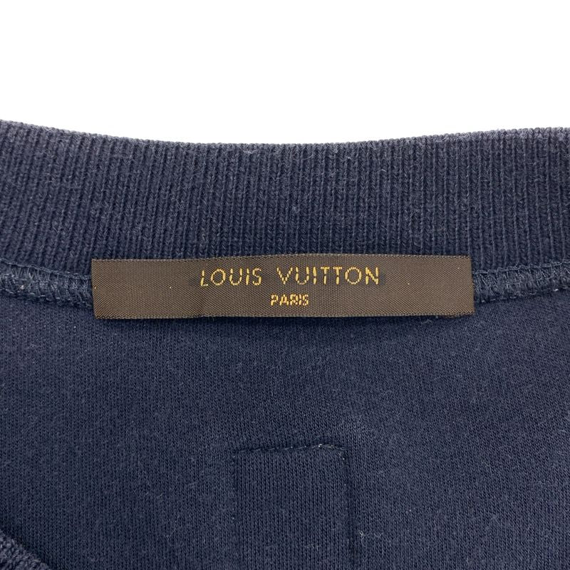 Louis Vuitton | America's Cup Front Print Sweatshirt | L | Navy | Men's