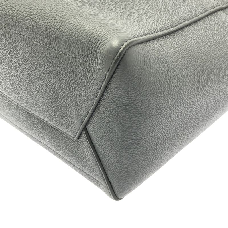 CELINE | Sangle Bucket Medium Leather Shoulder Bag | Gray | Ladies