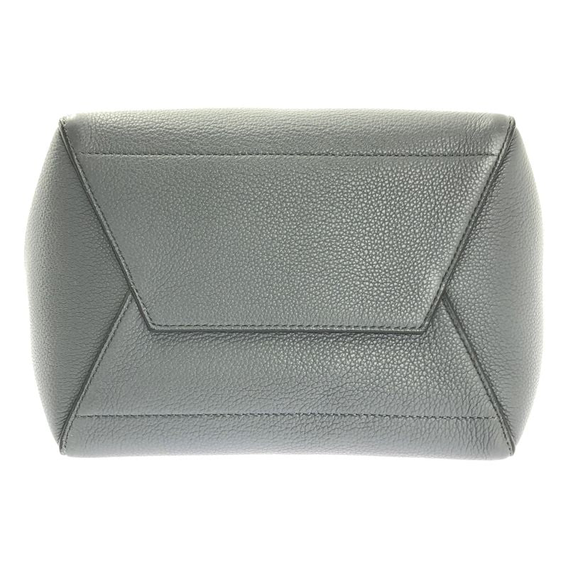 CELINE | Sangle Bucket Medium Leather Shoulder Bag | Gray | Ladies