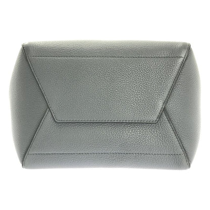 CELINE | Sangle Bucket Medium Leather Shoulder Bag | Gray | Ladies