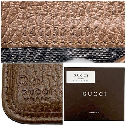 Gucci Bifold Wallet Beige Brown GG Canvas