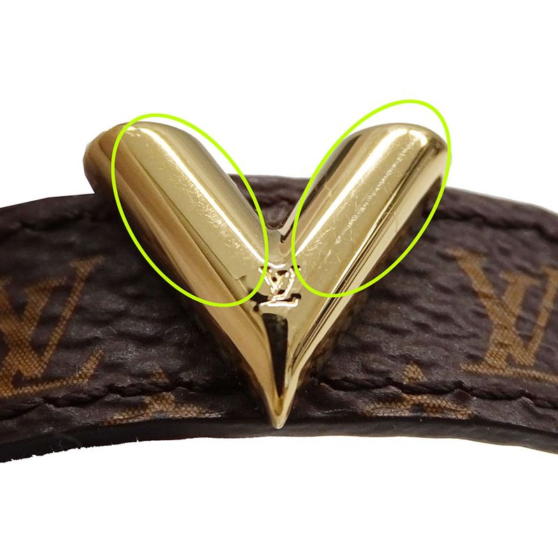 Louis Vuitton Bracelet Women's Brand Monogram Canvas Bracelet -essential V